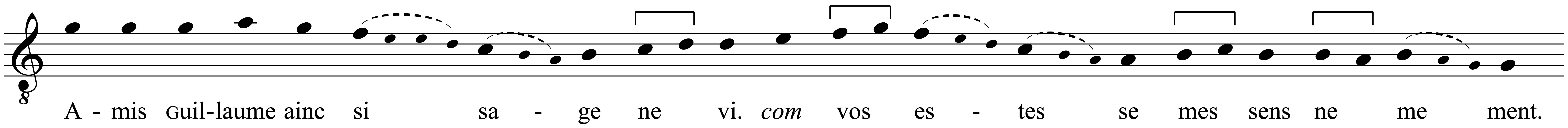 Work musical notation